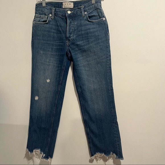 FREE PEOPLE Maggie Mid-Rise Straight-Leg Jeans - Picture 6 of 15